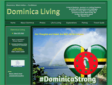 Tablet Screenshot of dominicaliving.com